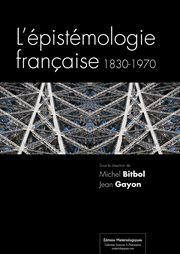 L'épistémologie française, 1830-1970 cover image
