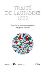 Traité de Lausanne 1923 cover image