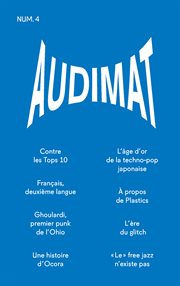 Audimat - revue n°4. Revue de critique musicale cover image