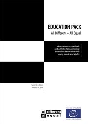 Education pack "all different - all equal". Ideas, resources, methods and activities for non-formal intercultural education with young people an cover image