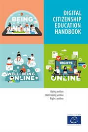 Digital citizenship education handbook. Being online, well-being online, and rights online cover image