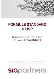Sia partners formule standard & usp. Guide pratique des calculs Solvabilité II cover image