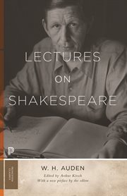 Lectures on Shakespeare cover image