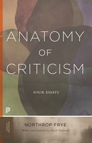 Anatomy of criticism : four essays cover image