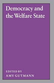Democracy and the welfare state cover image