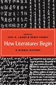 How literatures begin : a global history cover image