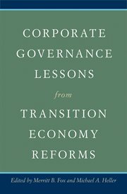 Corporate governance lessons from transition economy reforms cover image