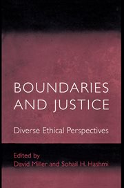 Boundaries and justice : diverse ethical perspectives cover image