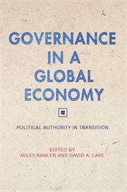 Governance in a global economy : political authority in transition cover image