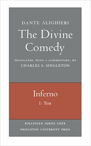 The divine comedy, i. inferno, volume i. part 1 : Text cover image