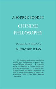 A Source Book in Chinese Philosophy cover image