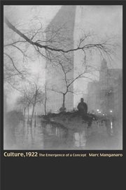 Culture, 1922. The Emergence of a Concept cover image