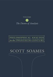 Philosophical Analysis in the Twentieth Century, Volume 1 cover image