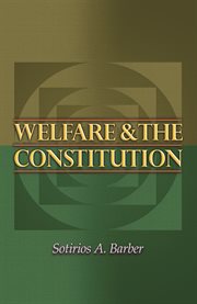 Welfare and the Constitution cover image