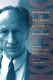 Nothing is lost : selected poems cover image