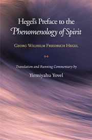 Hegel's preface to the Phenomenology of spirit cover image