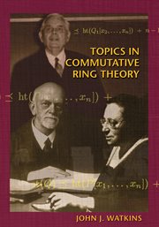 Topics in Commutative Ring Theory cover image