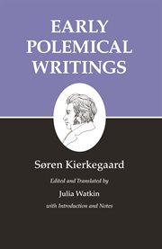 Early polemical writings cover image