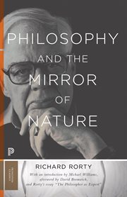 Philosophy and the mirror of nature cover image