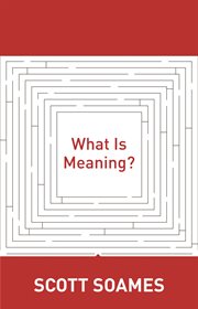 What is meaning? cover image