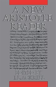 A new aristotle reader cover image