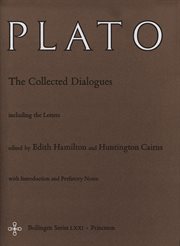 The collected dialogues of Plato, including the letters cover image