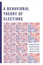 A behavioral theory of elections cover image