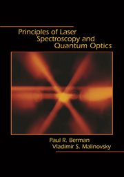 Principles of Laser Spectroscopy and Quantum Optics cover image
