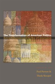 The transformation of american politics. Activist Government and the Rise of Conservatism cover image