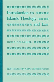 Introduction to Islamic Theology and Law cover image