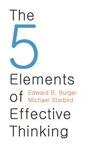 The 5 elements of effective thinking cover image