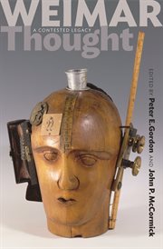 Weimar thought. A Contested Legacy cover image