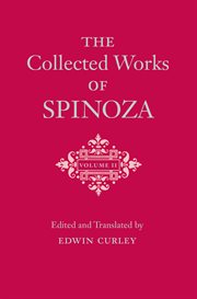 The collected works of spinoza, volume ii cover image