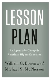 Lesson plan. An Agenda for Change in American Higher Education cover image
