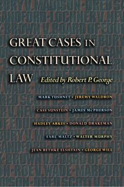 Great cases in constitutional law cover image