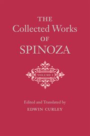 The collected works of spinoza, volume i cover image