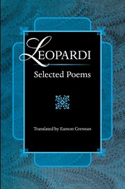 Leopardi : selected poems cover image