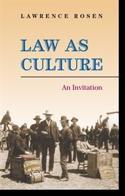 Law as culture. An Invitation cover image
