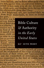 Bible culture and authority in the early United States cover image