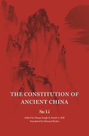 The constitution of ancient China cover image