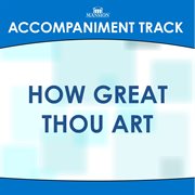 How Great Thou Art (Accompaniment Track) cover image
