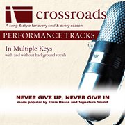 Never Give Up, Never Give In (Made Popular By Ernie Haase And Signature Sound) (Performance Track) cover image