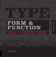 Type, form & function : a handbook on the fundamentals of typography cover image
