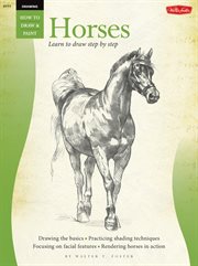 Horses: learn to draw step by step cover image
