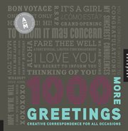 1,000 more greetings : creative correspondence for all occasions cover image