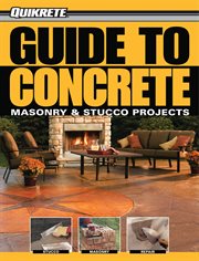 Guide to concrete masonry & stucco projects cover image