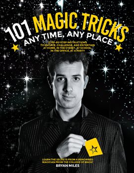 Link to 101 Magic Tricks by Bryan Miles in hoopla