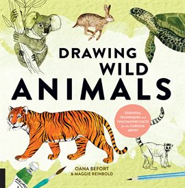 Cover image for Drawing Wild Animals