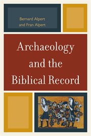 Archaeology and the Biblical record cover image