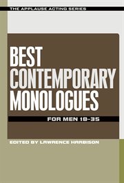 Best contemporary monologues for men 18-35 cover image